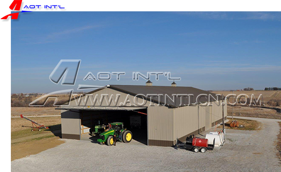 Pre Engineered Agricultural Steel Building Metal Barns