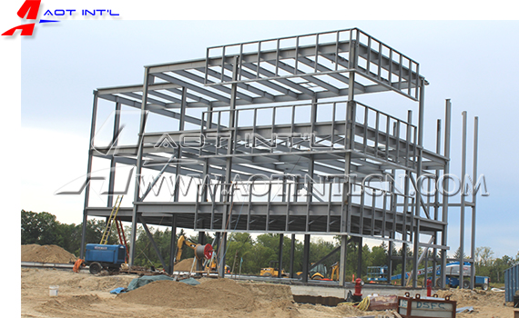 Multi Storey Steel Structure Commercial Building