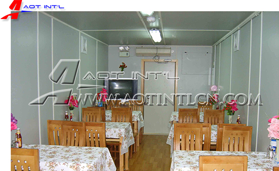 Modular Assemble Light Steel Structure Prefab Canteen