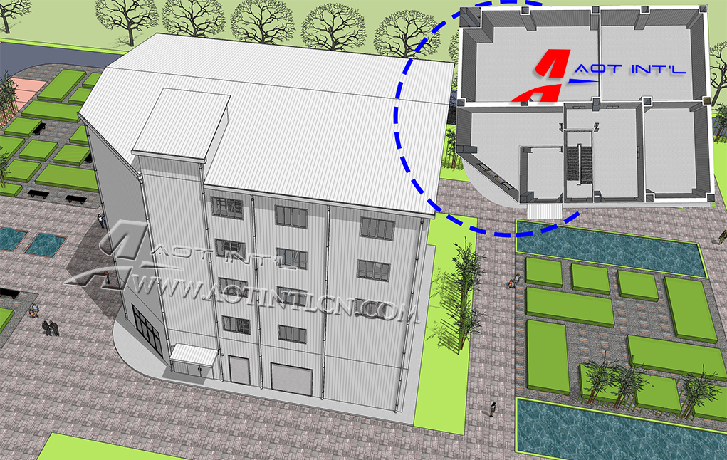 High rise Steel Structure Building 3D Design.jpg