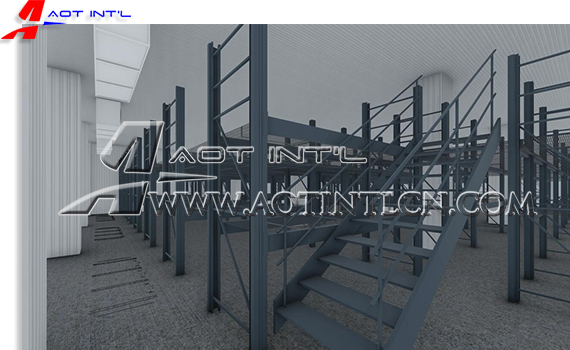 AOT Cold Storage Mezzanine Rack System 02.jpg