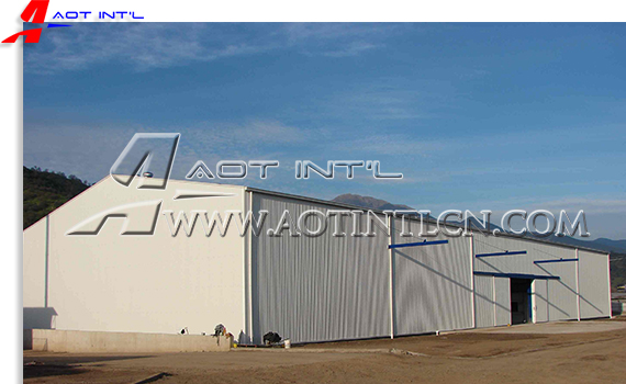 AOT South America Chile Pre-engineered Steel Structure Storage Shed 04.jpg