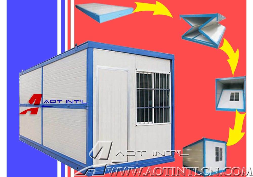 Expandable Container Home Folding Container House，Expandable Container Home Folding  Container House manufacturer,Steel Structure Buildings/Warehouse in China;